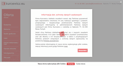 Desktop Screenshot of kurcewicz.eu